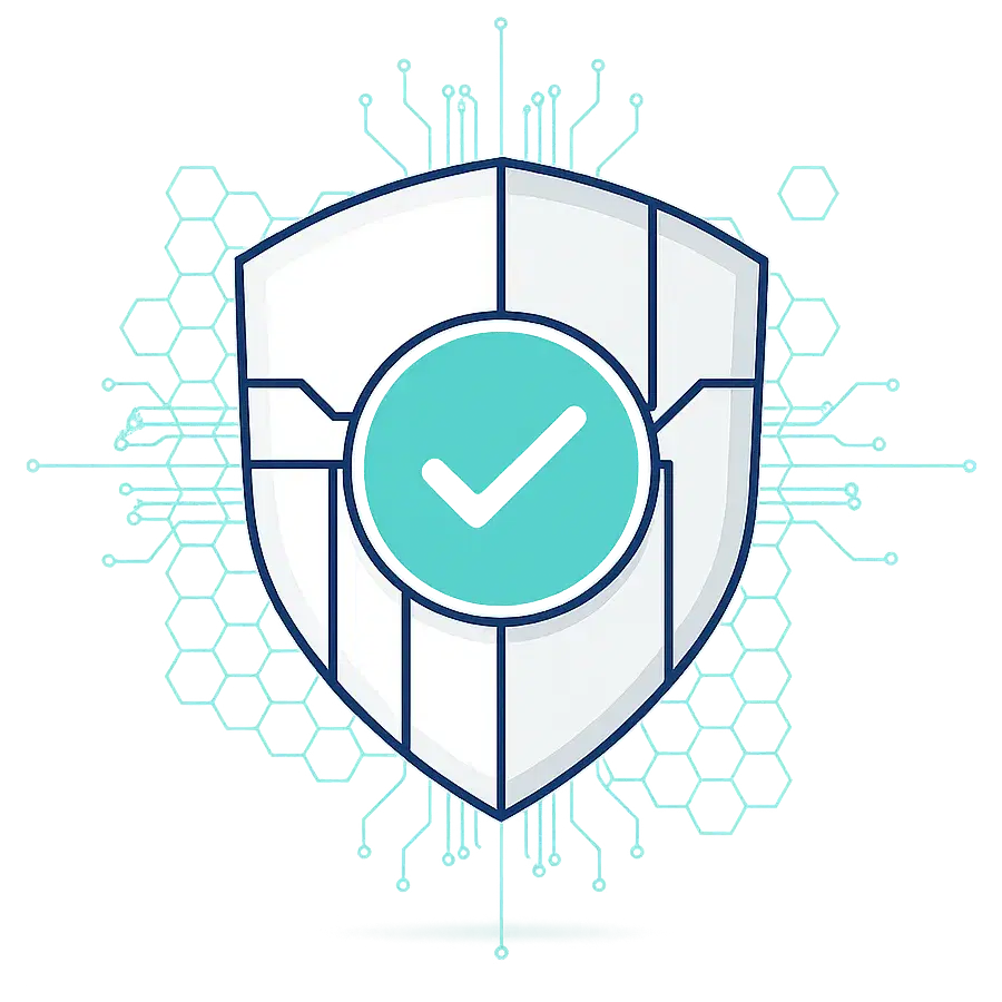 Panda Pay cash advance app illustration of layered shield and bank-grade security