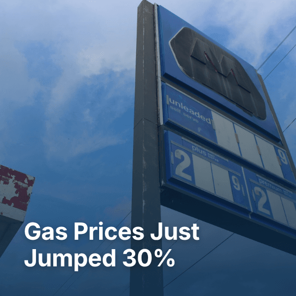 Gas Prices Just Jumped 30% — Here's What That Actually Costs You Per Week (and What to Do About It)