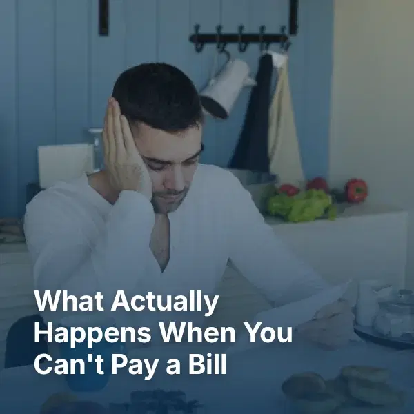 What Actually Happens When You Can't Pay a Bill — The Day-by-Day Timeline